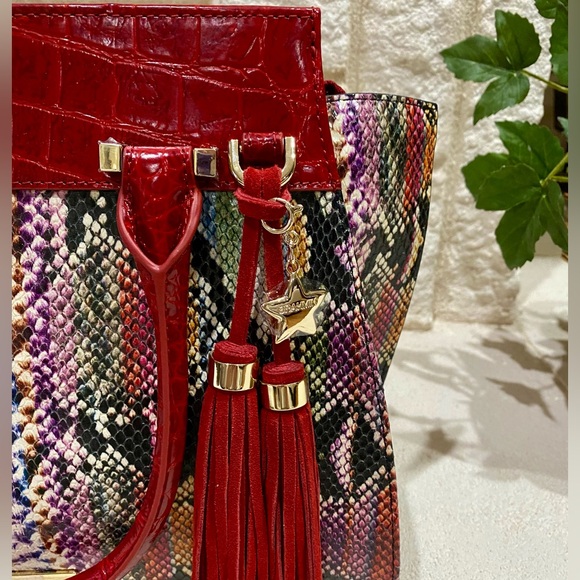 RARE♥️EMBER VERACRUZ PRISCILLA Satchel by BRAHMIN with matching JOURNAL+⭐️CHARM! - Picture 2 of 14